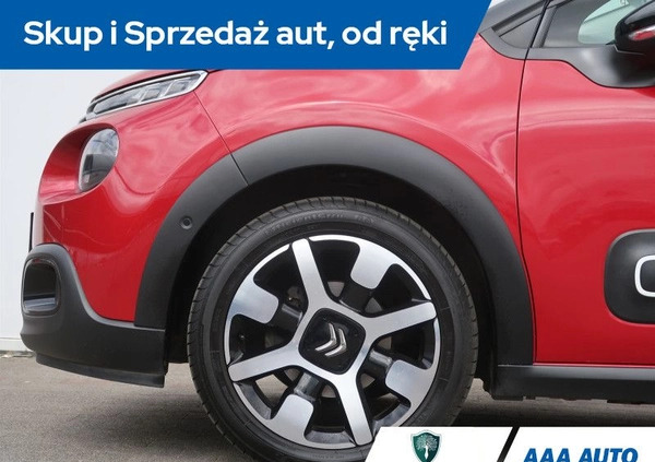 Citroen C3 cena 53000 przebieg: 70038, rok produkcji 2019 z Jasień małe 121